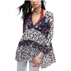 Free People Isabelle Tunic Babydoll Blouse
